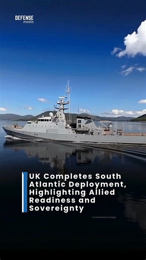 The United Kingdom has confirmed the conclusion of Operation Southern Sovereignty, a high-readiness joint deployment across the South Atlantic led by Royal Navy patrol vessel HMS Forth. The mission demonstrated Britain’s ability to sustain coordinated naval, land, and air operations across vast distances while reinforcing stability around its Overseas Territories. Operating across the Falkland Islands, South Georgia, and Ascension Island, the deployment focused on interoperability, logistics, an