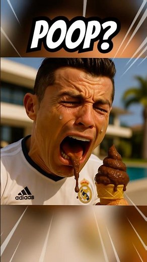 RONALDO ATE POOP ICECREAM 😭🤢