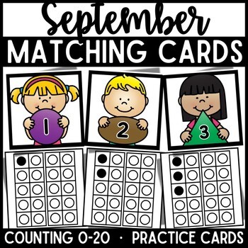 Number Matching Cards 0–20 | Math Center Activity