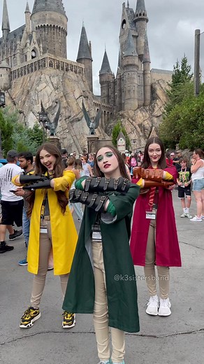 1.6K views · 85 reactions | Adding some Harry Potter magic to Stray Kids’s S-Class Dance Challenge ⭐️⭐️⭐️ | The K3 Sisters Band | Facebook