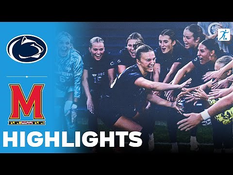 Penn State vs Maryland | NCAA College Women's Soccer | Highlights - September 11, 2025