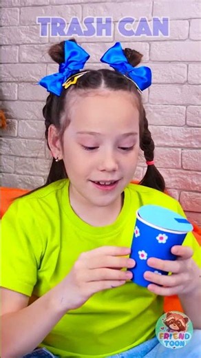 ♻️ I Made a Trash Bin From CUPS! Genius! 🗑️🤩 #fun #upcycle