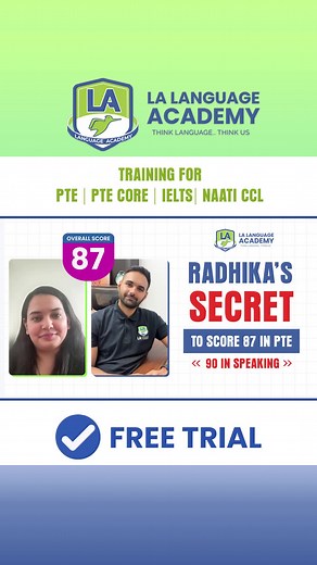 Radhika scored 87 in PTE - Tips & Strategies Revealed 💯🧐 #pte #pteacademic #languageacademy #ptetipsandtricks #ptespeaking #ptereading #ptelistening #ptewriting #pteonlineclasses #ptebyvarundhawan