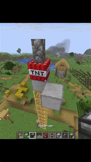 Simple TNT Flying machine 🔥🔥🔥 #minecraft #minecraftart #minecraftbuilds #creativeminecraft