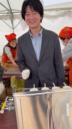 手作り五平餅を自分で焼きました！公民館祭りの五平餅作りが毎年楽しい件！#武豊町 #五平餅 #手作り #公民館祭り #今年もありがとう #shorts