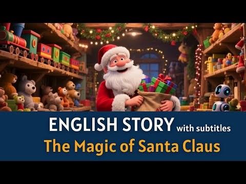 The Magic of Santa Claus - Christmas Story in English - Easy Listening