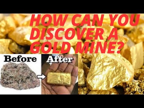 HOW CAN YOU DISCOVER A GOLD MINE? #gold #usa #america #american #reklam 