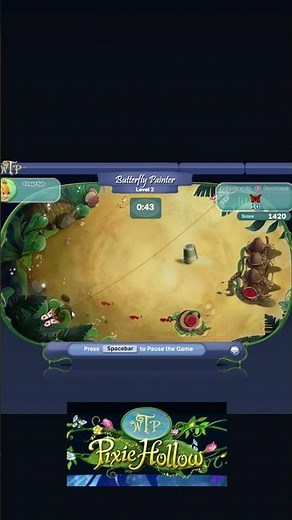 Pixie Hollow: Butterfly Painter (Level One and Two!)