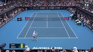 MATCH POINT: Gaël Monfils scores Struff victory in Auckland