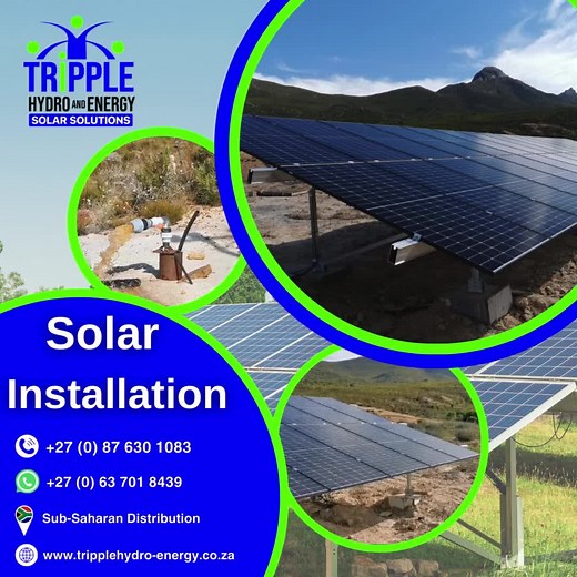 At Tripple Hydro and Energy, we recently completed a successful solar pump and Variable Speed Drive (VSD) installation. Our team excels in providing professional installations tailored to our clients' needs. With expertise in renewable energy solutions, we ensure efficient and reliable setups without compromising on quality. Our focus remains on delivering optimal performance and cost-effective solutions, utilizing cutting-edge technology to enhance operations. At Tripple Hydro and Energy, we ta