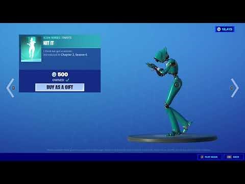 Fortnite HIT IT Emote Showcase!