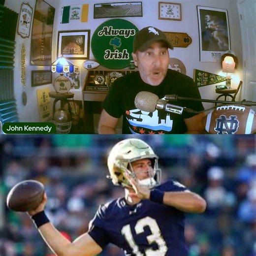 How Notre Dame Wins The Championship☘️#shorts #notredame #cfp