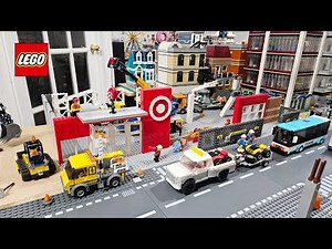 Huge Lego Target MOC Part 1 | Construction