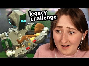 my sims robot HAD A BABY??? | Nightmare Legacy Challenge #71