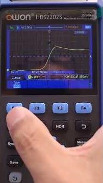 OWON HDS2202S - Firmware 2.5.1 - Cursor Measurements