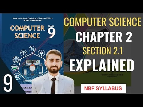 Class 9 Computer Science | Chapter 2 Section 2.1 Detailed Explanation | NBF Syllabus | Federal Board