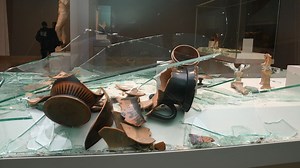 Police photos show damage to Dallas Museum of Art from June break-in