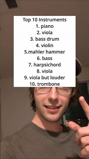 Top 10 Instruments #viola #violin #orchestra