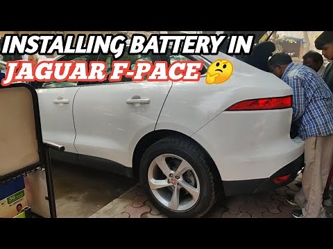 How to Replace Jaguar F-Pace Diesel Luxury Car Battery | Jaguar F-Pace Car Battery Installation