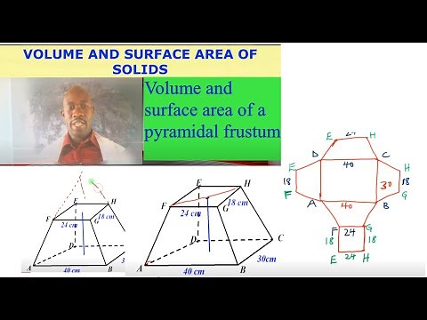 VOLUME AND SURFACE AREA OF A PYRAMIDAL FRUSTUM