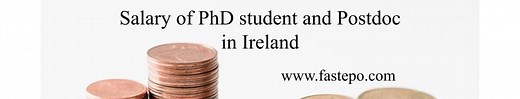 Salary of PhD and Postdoc in Ireland -