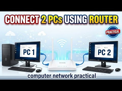 Practical 1|Computer Network Practical Step by Step | Router Connection #computernetworking