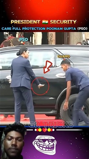 CARE FULL PROTECTION POONAM GUPTA (PSO)#pso #armyofficer #rashtrapatibhavan #shorts #viralvideo