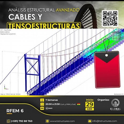 Curso: Estructuras con Cables y Tensoestructuras