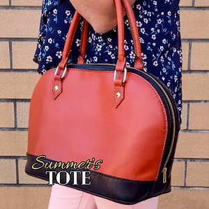 Leather Tote Bag Pattern: Zipper Closure, Video Tutorial (PDF Download) - Etsy