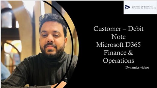 Customer Debit note using number sequence in Microsoft Dynamics 365 Finance & Operations. | Bharath Jain