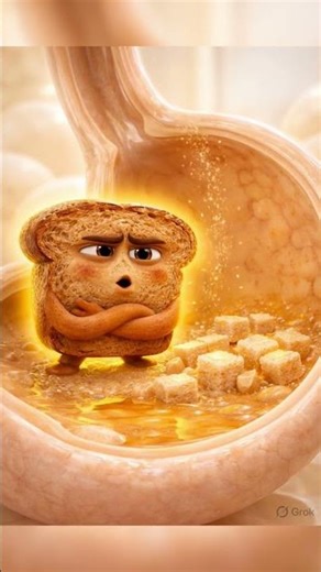 White Bread vs Brown Bread vs Multigrain Bread Inside Your Stomach #viral #shots #shortsfeed