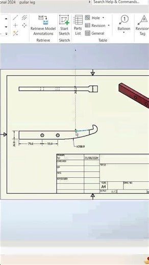 How to Make Technical Drawing in Autodesk Inventor | PART-6 | Step-by-Step | SHORTS | DEVELOPMECH