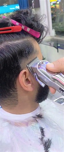 👉 Half Number Side Comb Fade ✂️🔥