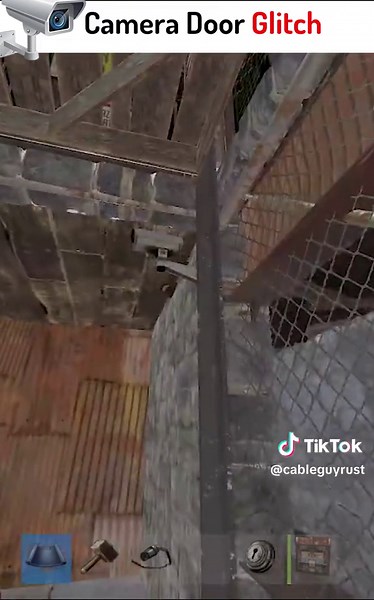 How to Place Camera Through Door Glitch in Rust #cableguyrust #rustfyp #rustclips #rusttok #rustconsole #rustpc #rustpcgame #rusttip #rustgame #rustgameplay