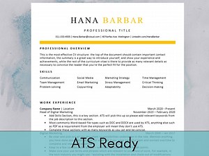 Modèle de CV, modèle de CV moderne professionnel pour Word, modèle de CV exécutif moderne, modèle de CV - Etsy France