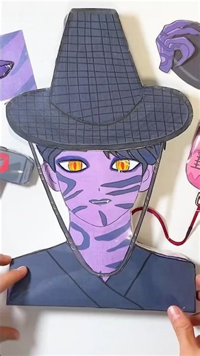 Kpop Demon Hunters Blindbag Makeup Change #jinu #kpopdemonhunters #roblox #papercraft #asmr