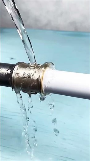 how to connect a metal and PVC pipe#fittings#plumbing