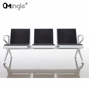 [Hot Item] Stainless Steel Waiting Chair Airport Seating Public Chair with Cushion