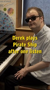 Derek plays and improvises on the Trinity College London Press Grade 2 Piano Exercise 'Pirate Ship' after hearing the beginning once. Derek is having a great time exploring the wide variety of pieces in Trinity's piano books. Enjoy making your own interpretations by visiting: store.trinitycollege.com/piano-2023 🎵🔥 #tclpmusic #musiceducation #piano #improv #genius #savant #derekparavicini #musicbook #pianomusic | Derek Paravicini