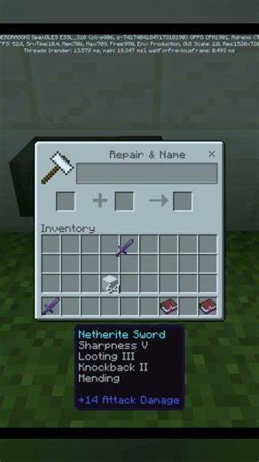 how to make Minecraft god sword #swordmin #minecraft