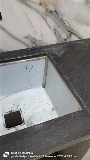 today my tile work 90% modular kitchen ready