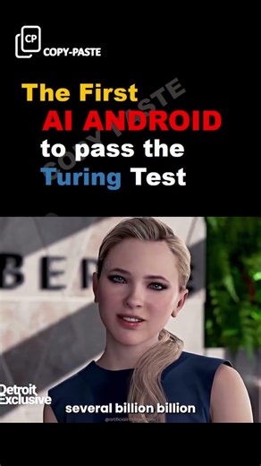 The First Android to pass the Turning Test #ai #aivideo #turning #podcast #educational
