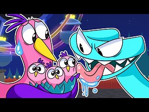 CYAN Vs. OPILA BIRD?! RAINBOW FRIENDS Vs. GARTEN of BANBAN Animation