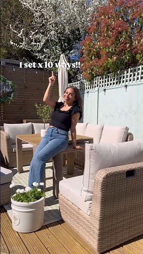 1 garden furniture set x 10 ways 🙌🏼✨ #DIYTips #HowTo #BandQ​