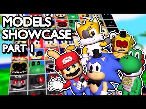 🌴(Part1)FNaS World 3D: OFFICIAL HD 360 Model Showcase🌴