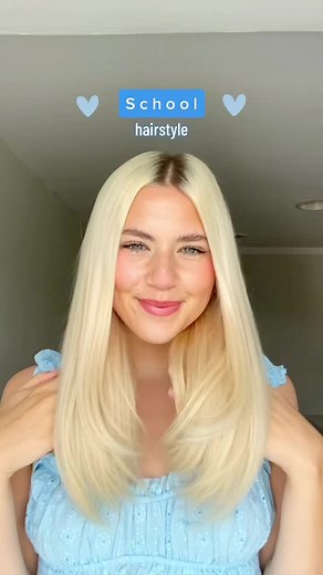 Blonde Hair School Hairstyle Tutorial | Hair Braids & Hacks