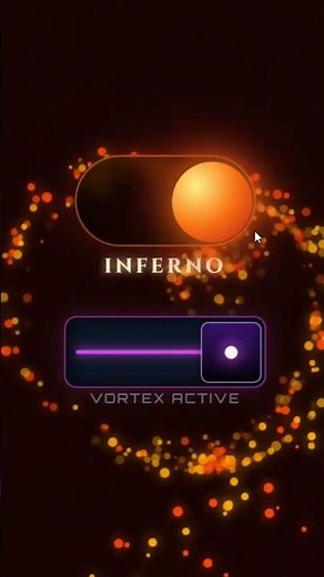 Amazing Interactive Particle Effects | Fire vs Ice Toggle + Vortex Physics Animation
