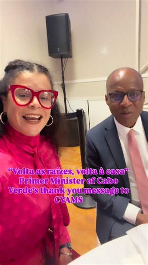 ✨ Proud Moment Alert! ✨ When the Prime Minister of Cabo Verde @pm_ucs gives a shoutout to your organization — @cvamedicalsociety — as a shining example of what meaningful collaboration between the Cabo Verdean diaspora and Cabo Verde can look like… you pause, smile, and feel deeply honored. 🇨🇻✨ As he launches the campaign “Returning to the Roots, Return Home”, hearing CVAMS highlighted as a model of impact and partnership is truly inspiring. I am so proud of CVAMS and my incredible colleagues 