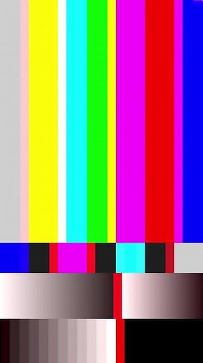 Download TV Color Bars Glitch. Malfunctioning Animation Loop with Distortions for free
