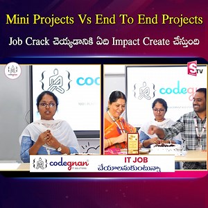 Mini Projects Vs End To End Projects Job Crack చెయ్యడానికి ఏది Impact Create చేస్తుంది 🚀 Launch Your IT Career with Codegnan! 🚀 Join India’s Leading IT Training Institute and master Python, Java Full Stack, Software Testing, Data Science, and more! ✅ 4,000 Successful Placements ✅ Expert-Led Training & Hands-on Projects ✅ Flexible Learning Modes ✅ 100% Placement Assistance 📍 Locations & Contact: 📌 Vijayawada , Vizag , Hyderabad 917731066888 , 917731066999 🌐 Visit: codegnan.com 📩 Enroll Toda
